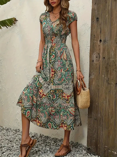 Summer Breeze Paisley Dress