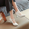 Bow Strap Heeled Pumps