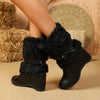 Bow Accent Winter Boots