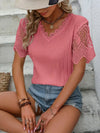 Boho Lace Accent Top