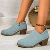 Block Heel Ankle Boot