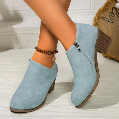 Block Heel Ankle Boot