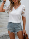 Boho Lace Accent Top