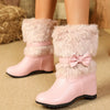 Bow Accent Winter Boots