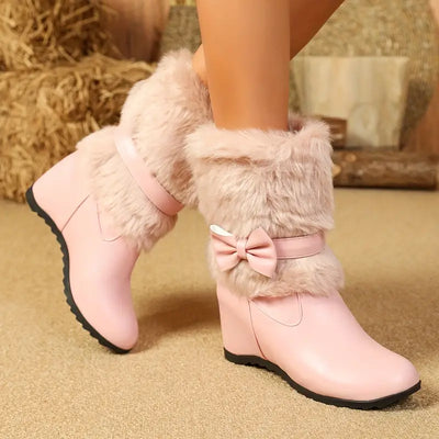 Bow Accent Winter Boots