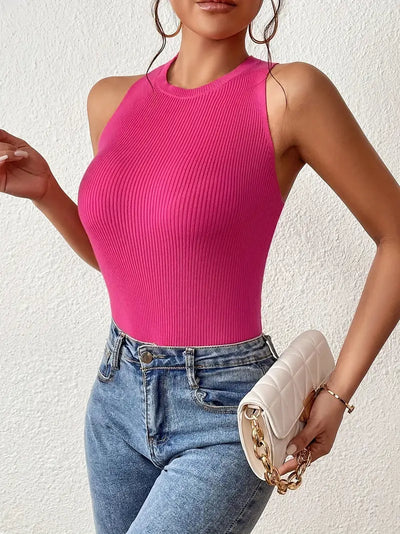 Emilia-Rose Knitted Crossover Top