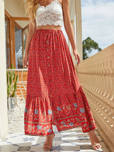 Boutique Floral Maxi Skirt