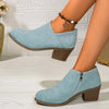 Block Heel Ankle Boot