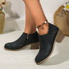 Block Heel Ankle Boot