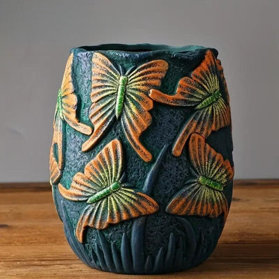 Ceramic Wildlife Flower Pots